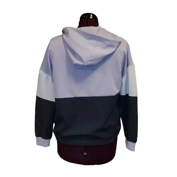 Avia Women's Purple White Pullover Lightweight Rain Jacket Size 8-10 - Picture 2 of 8